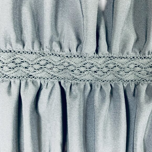 Boho Goth Whimsigoth  modern Tiered A-line skirt  Black Size 10 LIZ CLAIBORNE - Picture 6 of 15